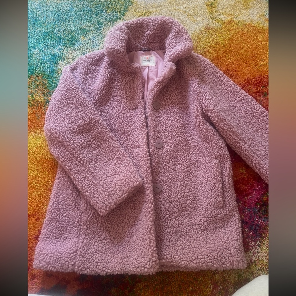 Crewcuts Pink Sherpa Kids Jacket